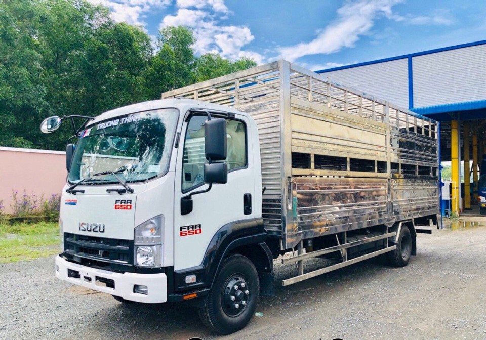 isuzu FRR90NE4 6.5 Tấn Chở gia súc
